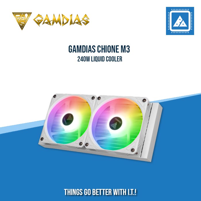 GAMDIAS CHIONE M3-240W LIQUID COOLER GAMDIAS CHIONE M3-240W LIQUID COOLER